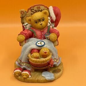 Cherished Teddies Santa A Little Holiday R R 1998 Limited Edition Enesco
